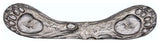 Dual Bear Track Cabinet Pull, Nickel