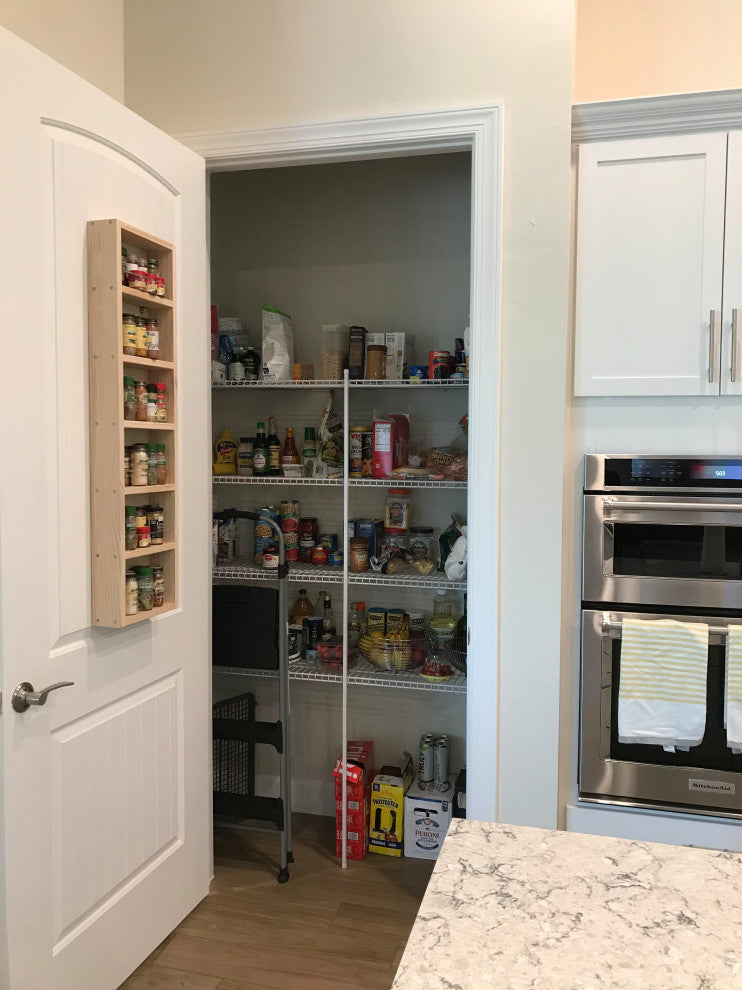 Meadow Unfinished On the Wall Spice Rack 42"h x 11"w x 4.5"d