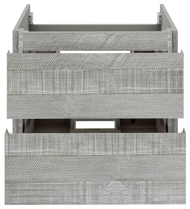Fresca Formosa Modern 58" Ash Wall Mount Double Sink Bathroom Cabinet