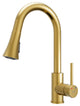 Karran Weybridge Single-Handle Pull-Down Sprayer Kitchen Faucet, Brushed Gold