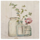 "Blossoms on Birch IV" by Cheri Blum, Canvas Art, 24"x24"