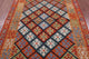 5' 2" X 6' 7" Wool On Wool Kilim Flat Weave Reversible Rug Q9483