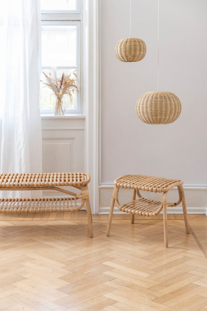 Machiya Bench by Jin Kuramoto, Natural Finish