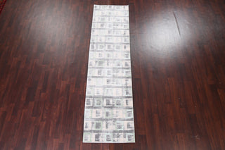 Turkish Geometric Transitional Oriental Area Rug Contemporary Carpet 3x10