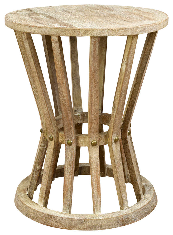 Round Slatted Table