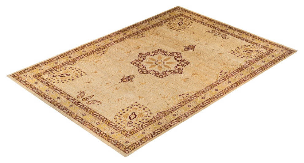 Ryan, One-of-a-Kind Hand-Knotted Area Rug Ivory, 12'1"x17'10"