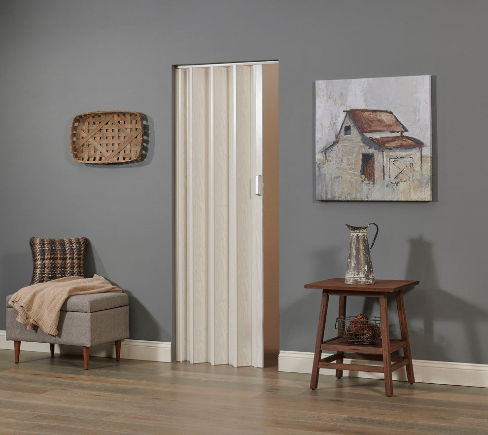 Homestyle Royale 36" x 80" Folding Door, White Ash