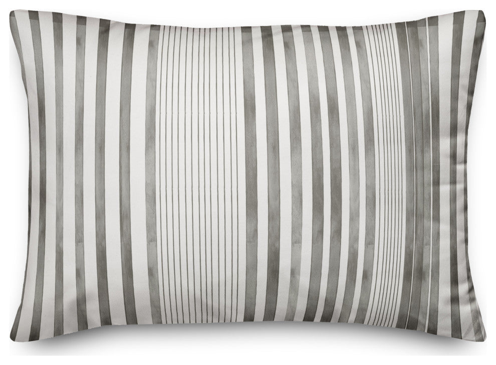 Stripes Watercolor 2 14"x20" Spun Poly Pillow