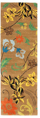 Safavieh Soho Soh736A Floral Rug, Brown/Multi, 2'6"x10'0" Runner