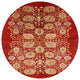 Ahgly Company Indoor Round Mid-Century Modern Area Rugs, 8' Round