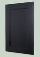 Shaker Style Recessed Medicine Cabinet, Black, 14"x24"