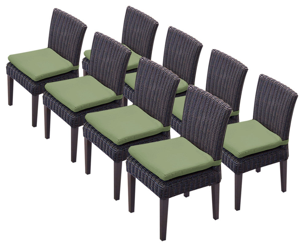8 Venice Armless Dining Chairs