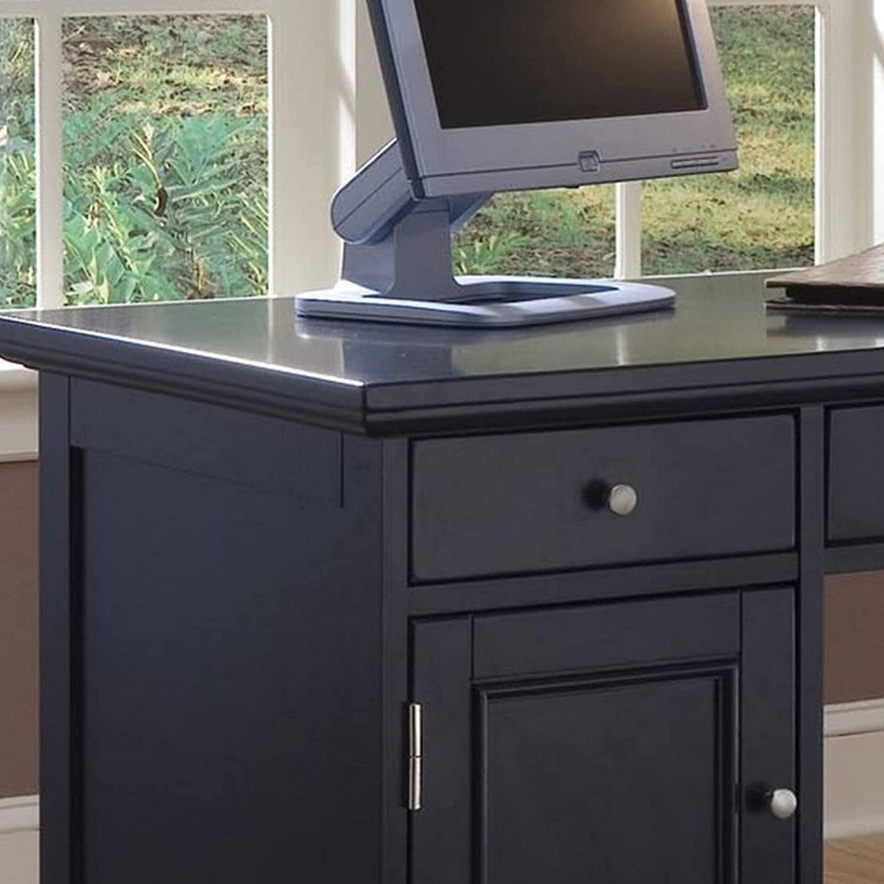 Classic Desk, Rectangular Top With Pull Out Keyboard Tray & Plenty Storage Space
