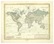 "Alexander von Humboldt's System Der Isotherm-Kurven, 1849" Paper Art, 32"x26"