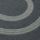 Colonial Mills Graywood GW43 Charcoal Bordered Area Rug, 10' Round