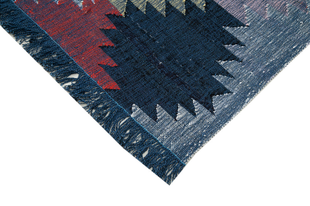 Rug N Carpet - Hand-knotted Turkish 8' 2'' x 11' 7'' Unique Wool Kilim Rug