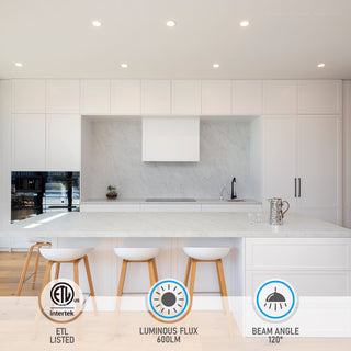 24 Pack 4 Inch 5CCT LED Recessed Light, CRI 90, Ultra-Thin Downlight, Dimmable