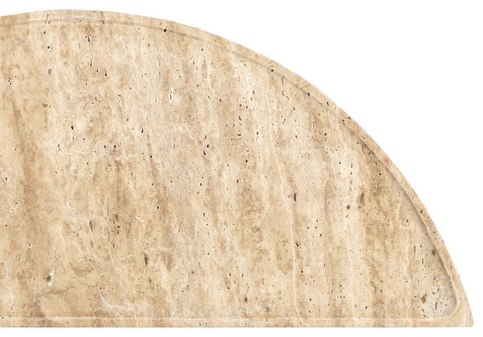 Boyles Travertine Demi-Lune