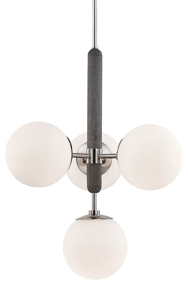 Brielle 4-Light Pendant, Polished Nickel