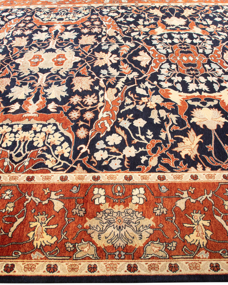 Mogul, One-of-a-Kind Hand-Knotted Area Rug Blue, 9'3"x12'5"