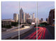 "Atlanta Georgia Rush Hour Traffic at Dusk" Metal Wall Art, 3 Panels, 36"x28"