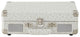 Cruiser Plus Record Player In White Ostrich