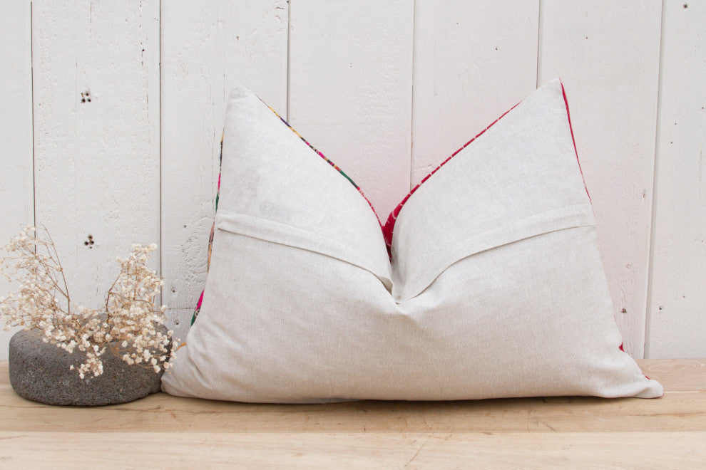 Indian Antique Mashru Tribal Pillow