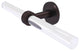 Clearview 2 Arm Guest Towel Holder with Groovy Accents, Antique Bronze