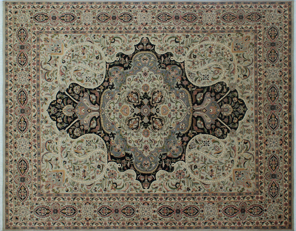 Pak-Persian Chugtai Light Gray Rug, 8''0x10''1
