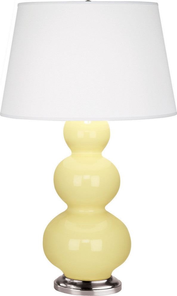 Robert Abbey RA-357X 1-Light Table Lamp, Triple Gourd