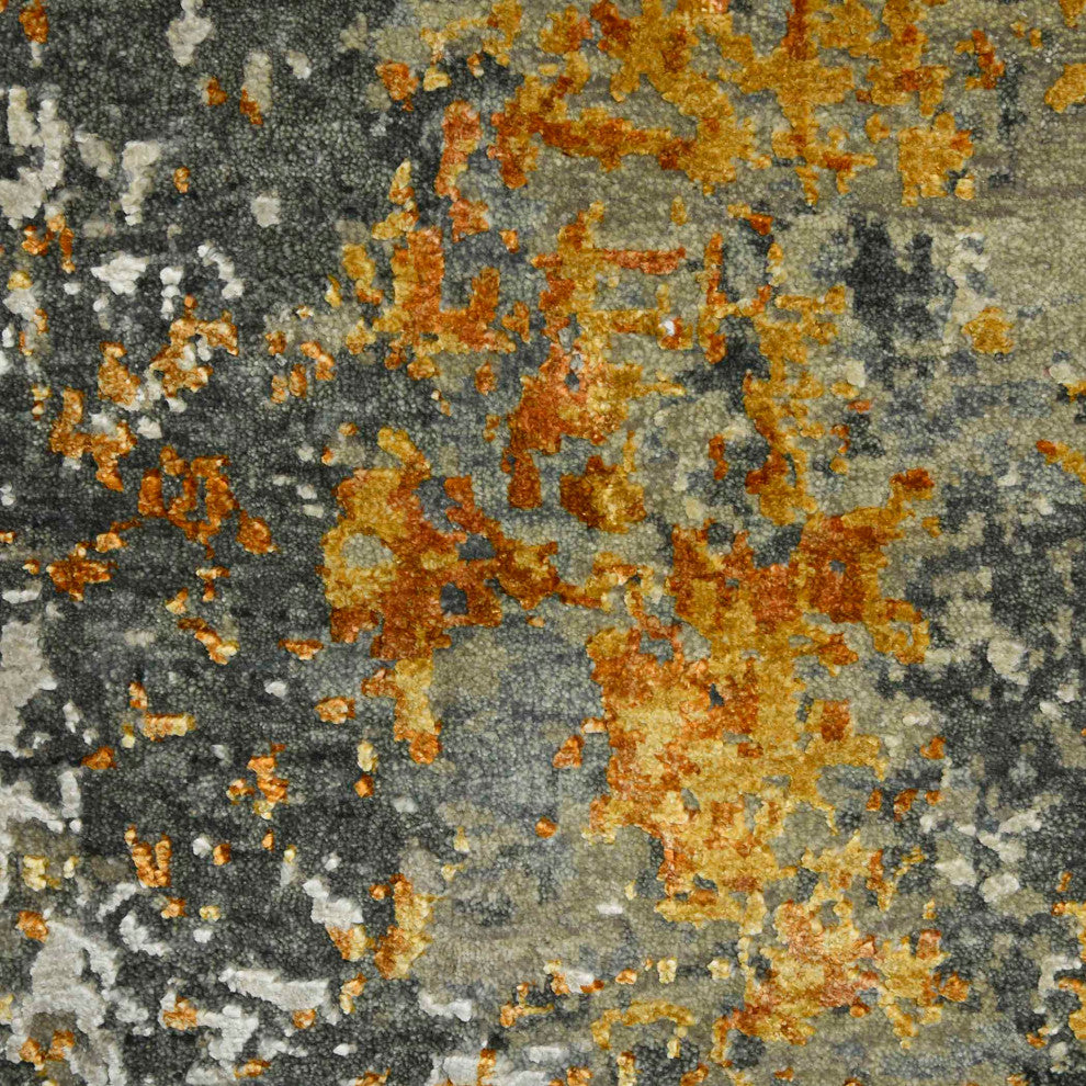 Mystique Vinland Area Rug, Orange, 9' x 12', Abstract