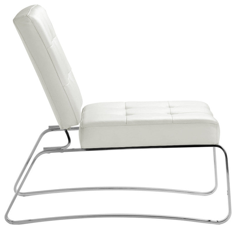 Hermes Lounge Chair by Nuevo Living , White