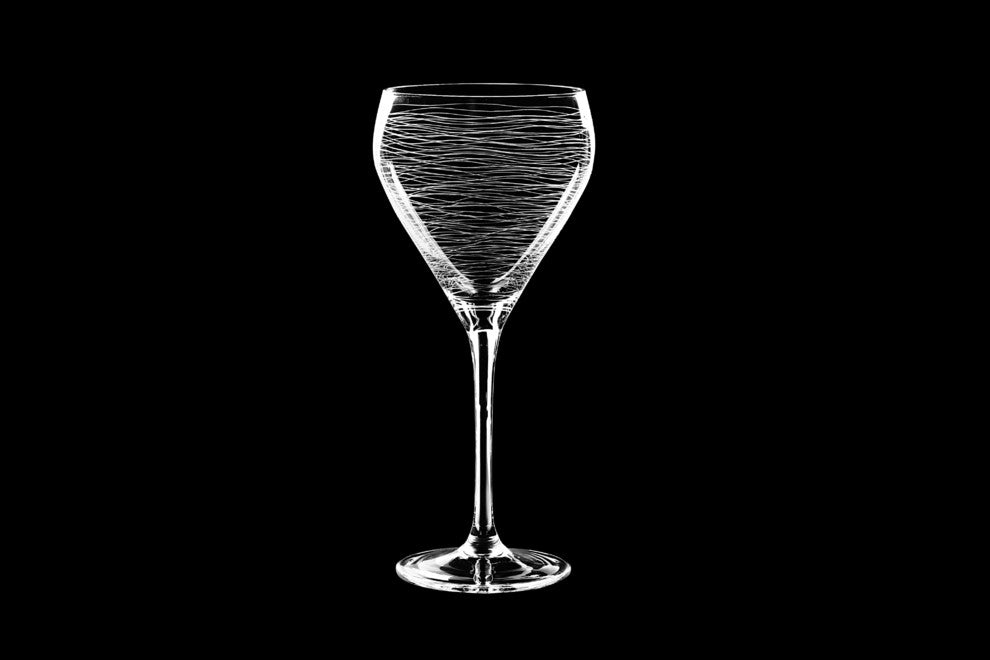 Graffiti Red Wine Glasses, Set of 4