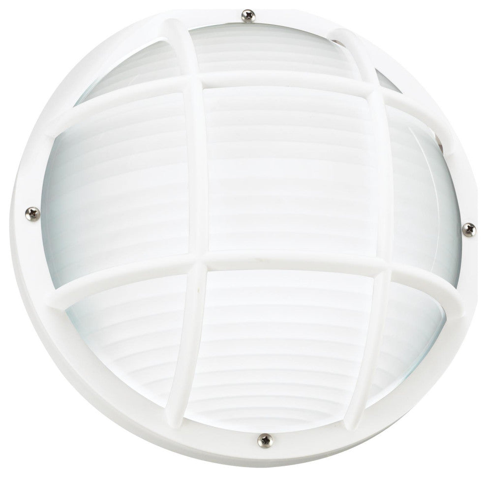 Bayside 1-Light Outdoor Wall/Ceiling Mount, White