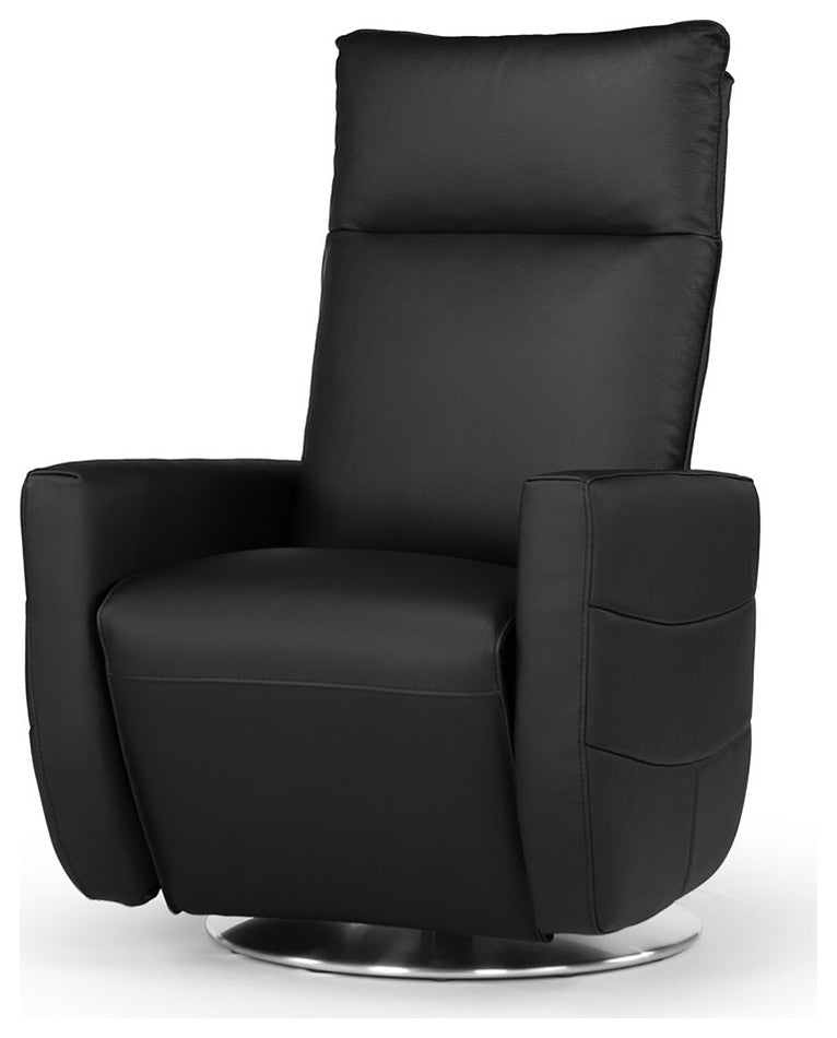 Ritz Reclining Chair with Power Buttons and Top Grain Leather