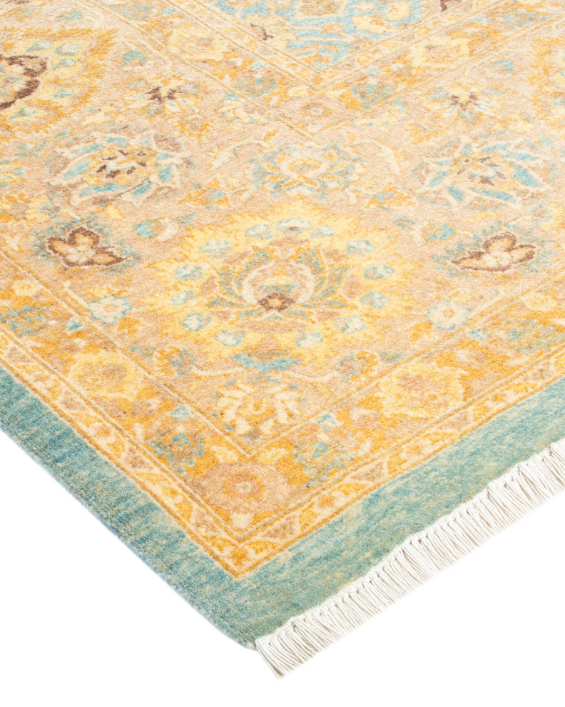 Mogul, One-of-a-Kind Hand-Knotted Area Rug Light Blue, 8' 4" x 10' 1"