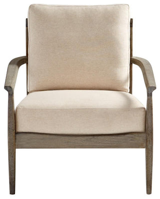 Cyan Astoria Chair 10229 - Weathered Oak and Tan