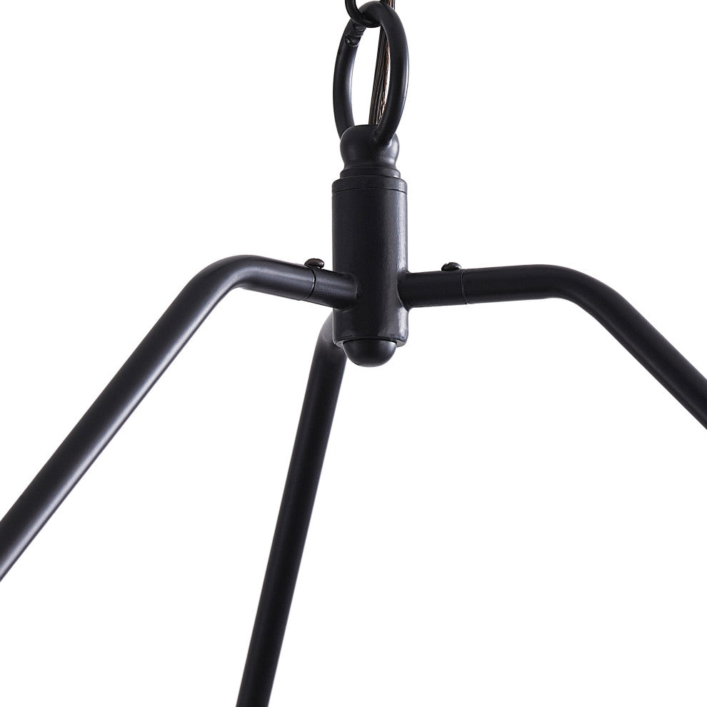 Farmhouse Black 2-Tier Wagon Wheel 18-Light Candle Chandelier