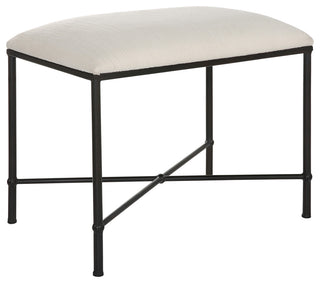 Uttermost Avenham Small Black Framed bench