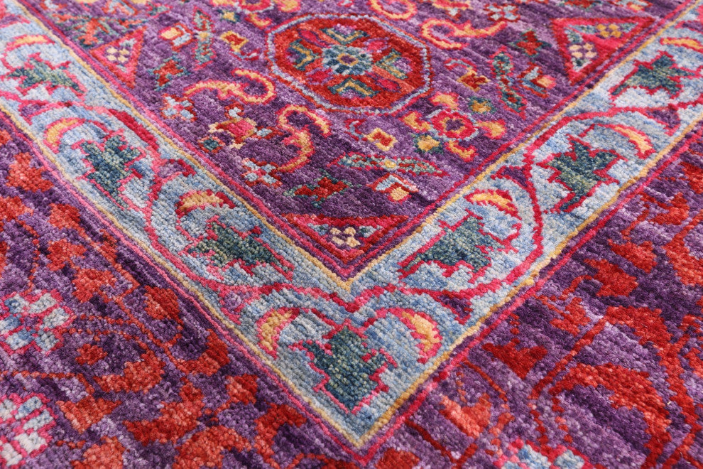 Mamluk Handmade Wool Rug 9' 10" X 13' 4" - Q12667