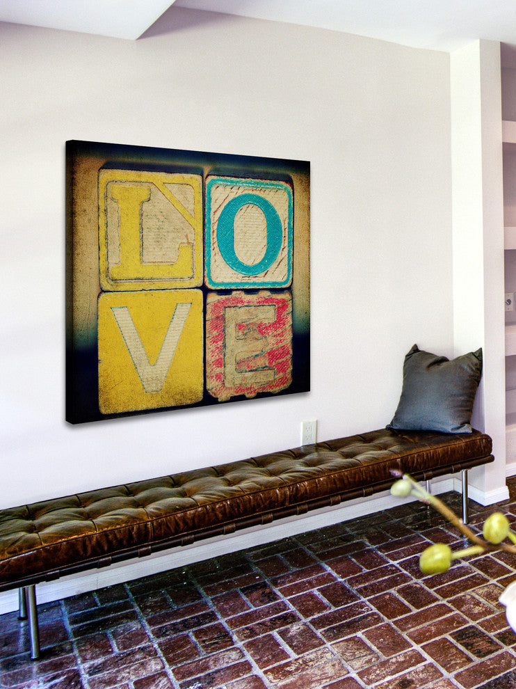 "Old Love" Painting Print on Wrapped Canvas