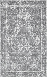 Unique Loom Gray Gabrieli Rosso 5' 0 x 8' 0 Area Rug