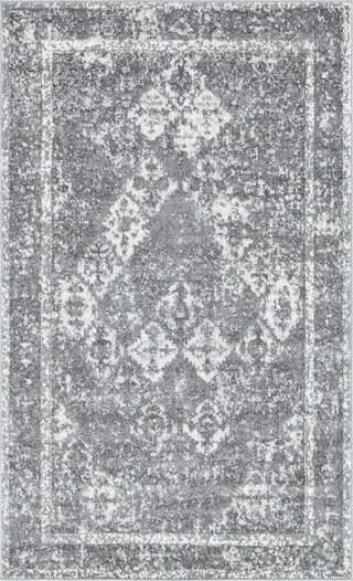 Unique Loom Gray Gabrieli Rosso 5' 0 x 8' 0 Area Rug