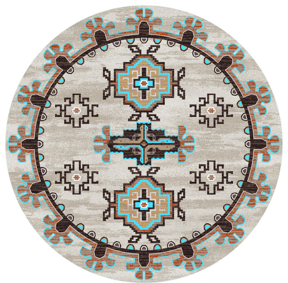 Bad Lands, Natural, 8' Round
