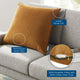 Accent Throw Pillow, Velvet, Brown Green, Modern, Living Lounge Hospitality