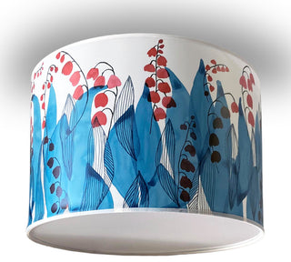 Lily of the Valley Ceiling Drum, 16" Ceiling Drum
