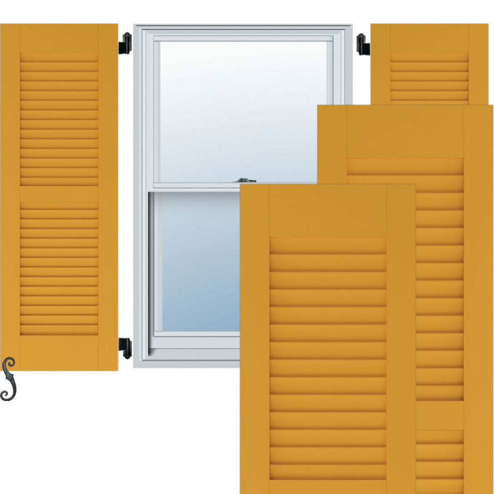 Two Equal Louver Shutters (Per Pair)