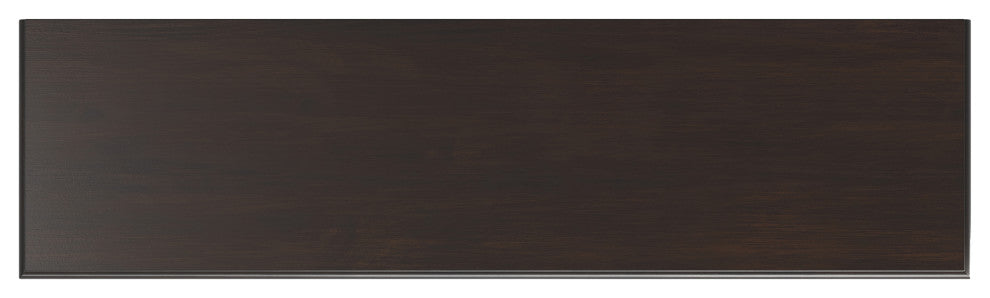 Connaught Solid Wood Large Sideboard Storage Cabinet, Dark Chestnut Brown