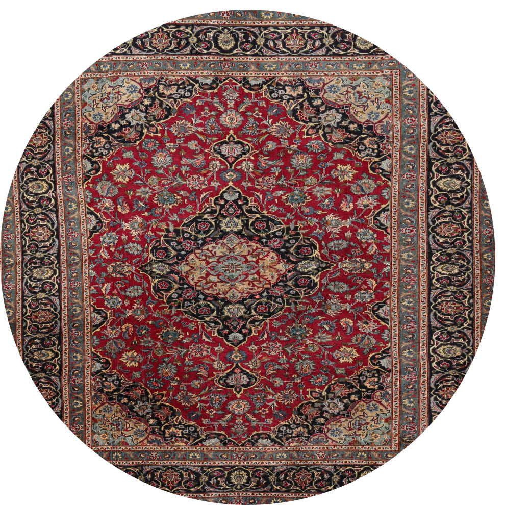Ahgly Company Indoor Round Traditional Area Rugs, 3' Round