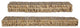 Set of Two Bohemian Rattan Floating Shelves